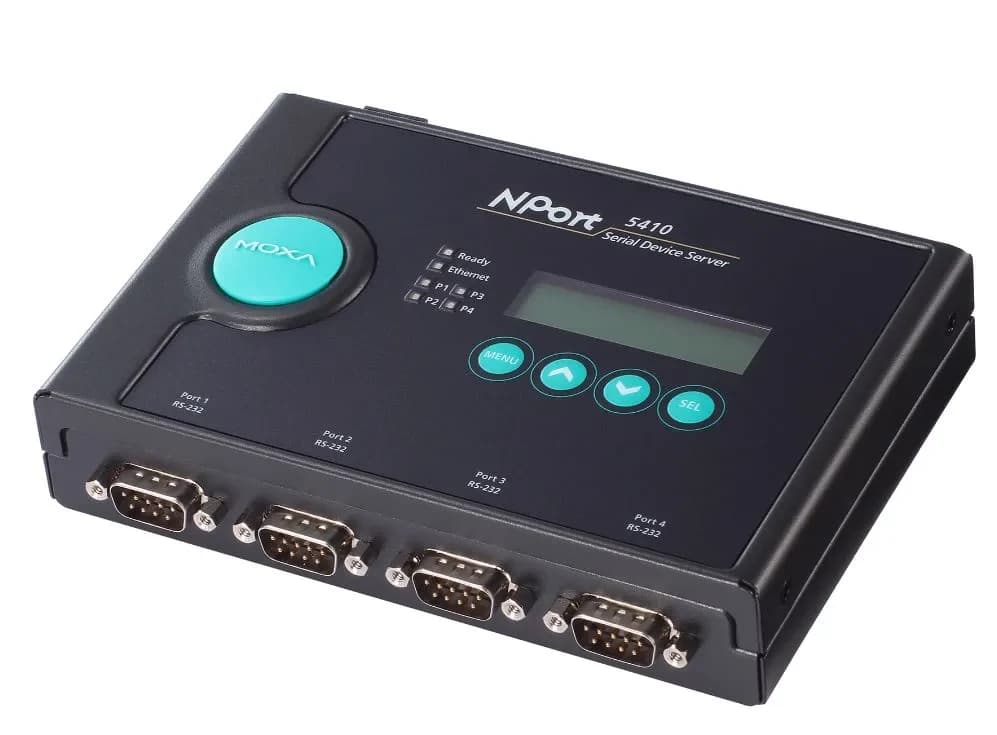 NPort 5450I Seriell Device Server with adapter