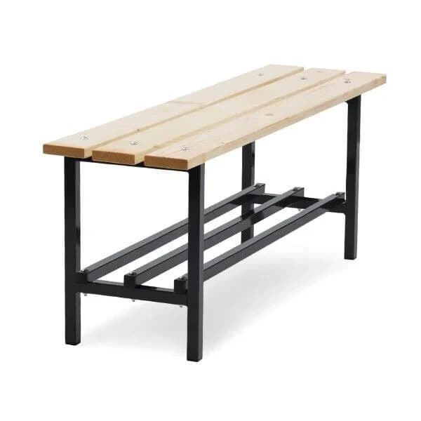 Sittebenk frittstående skohylle · Lakkert furu · 1100 · Sittebenker · 320 · 1100 x 320 x 430