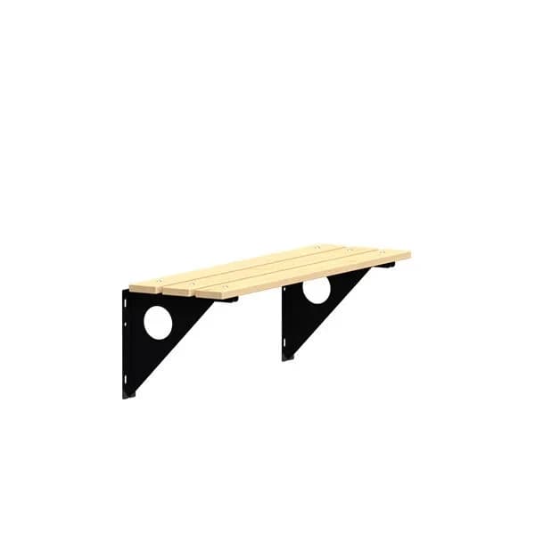 Sittebenk veggmontert · Lakkert furu · 1100 · Sittebenker · 320 · 1100 x 376