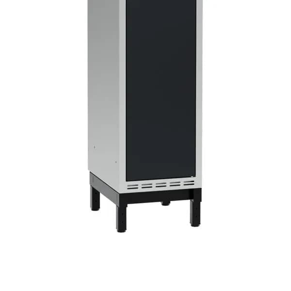 Lav benramme for garderobeskap D400mm · 400 mm · Garderobeskap · 300 mm · US11 · 300 · 400 · 140 · Sort RAL9005
