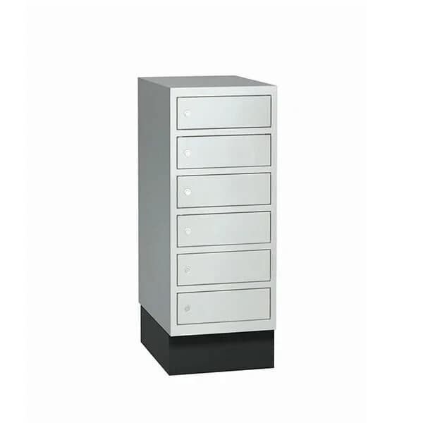 PC skap uten el, 6-delt, dybde 550 mm