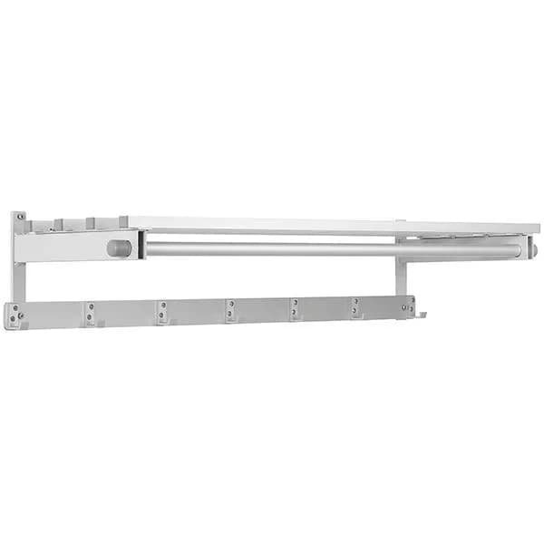 Hattehylle · Garderobeinnredning · 105 cm m/kroker · 1050