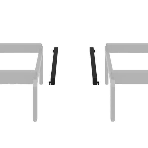 Benreduseringssett til benrammer · 400 mm · Garderobeskap · 400 · Sort RAL9005