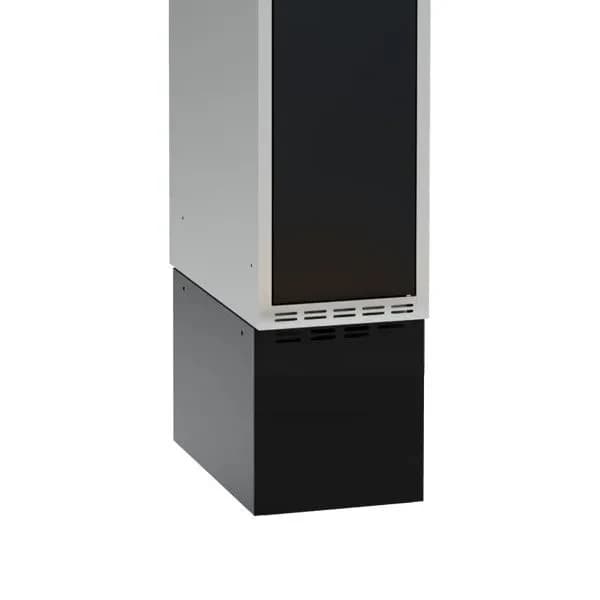 Høy sokkel for garderobeskap · Garderobeskap · 300 mm · US19 · 300 · 550 · 320 · Sort RAL9005