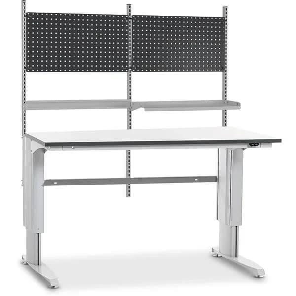 Bord 400 kombinasjon 2 · Arbeidsbord · 200-400 · 1500 x 800 mm · Bord 400 · Høydejusterbar, elektrisk · 1420 x 760 mm · 710 - 1110 mm · 400 kg ·