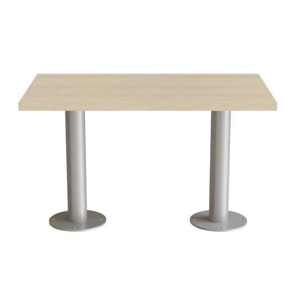 Bord Marie · 1200x700 mm · Marie · 720 mm · Alugrå · Massiv Bjørk · Alugrå RAL 9006 · 1200 x 700 · 720