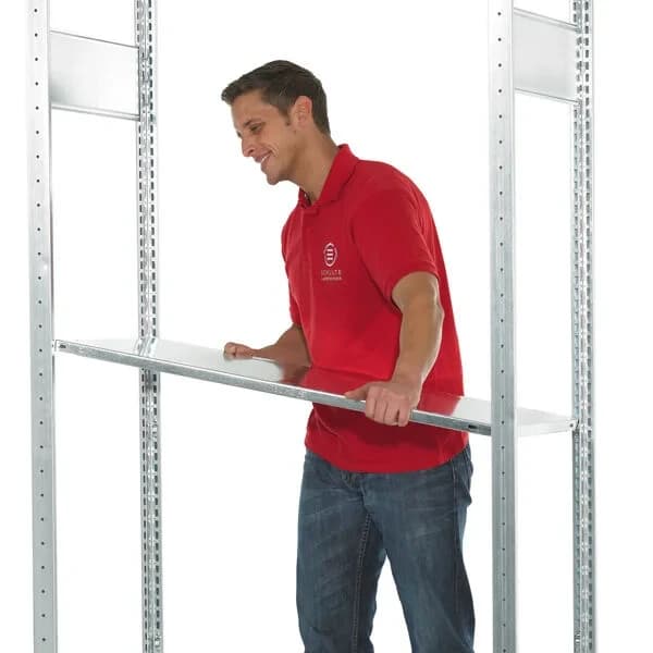 Hylle Boltless med hyllekroker Kapasitet 250kg