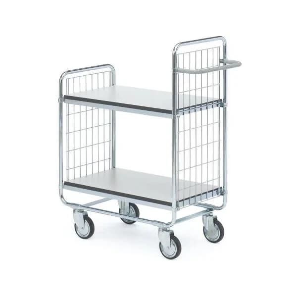 Hyllevogn ESD · Vogner · 2 hyller 620x430mm · 800 x 460 x 1120 · 620 x 430 · 2 · Galvanisert · 100 · 200