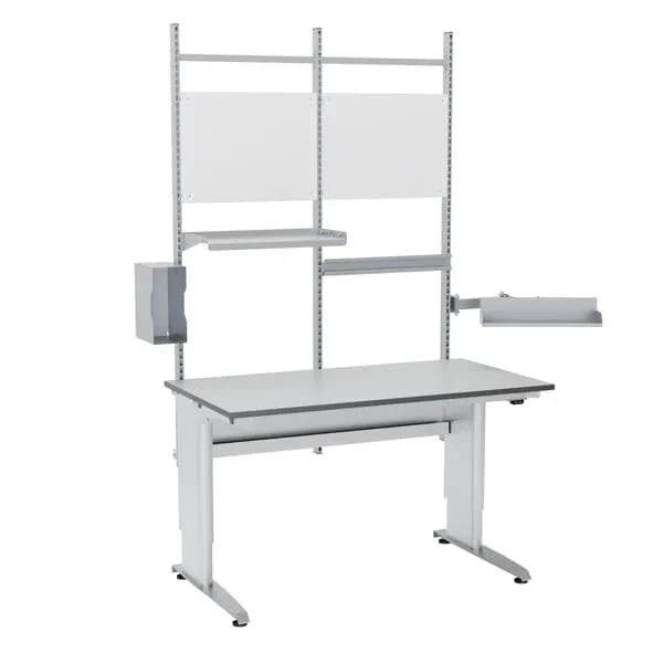 ErgoMulti 2.0 arbeidsbord kombinasjon 3 · Arbeidsbord · 200-400 · 1500 x 800 mm · ErgoMulti 2.0 · Høydejusterbar, elektrisk · 724 - 1174 mm · 300 kg · 24 mm/sek ·