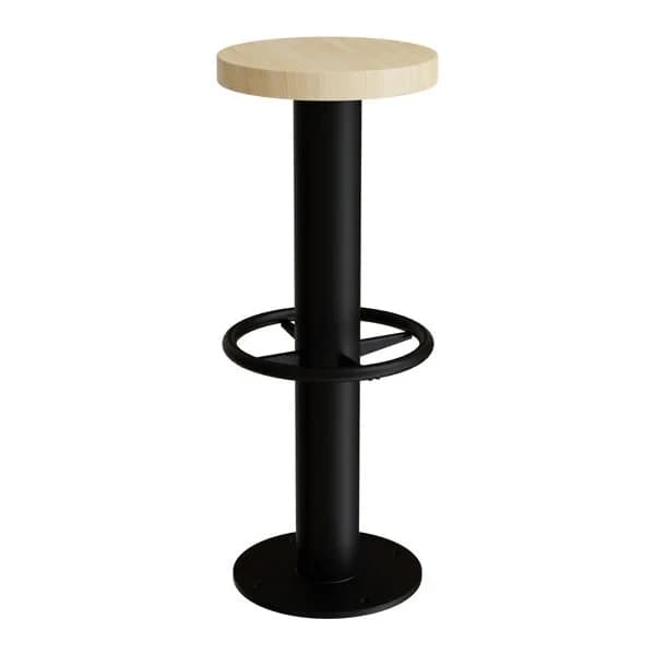 Krakker Marie, 830 mm · Massiv Bjørk · 830 · Sort · Sort RAL 9005 · Ø320