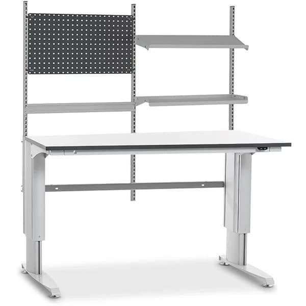 Bord 400 kombinasjon 1 · Arbeidsbord · 200-400 · 1500 x 800 mm · Bord 400 · Høydejusterbar, elektrisk · 1420 x 760 mm · 710 - 1110 mm · 400 kg ·