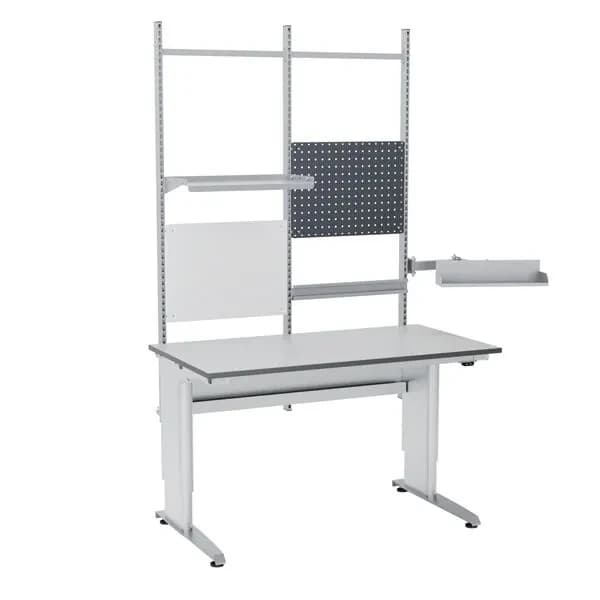 ErgoMulti 2.0 arbeidsbord kombination 4 · Arbeidsbord · 200-400 · 1500 x 800 mm · ErgoMulti 2.0 · Høydejusterbar, elektrisk · 724 - 1174 mm · 300 kg · 24 mm/sek ·