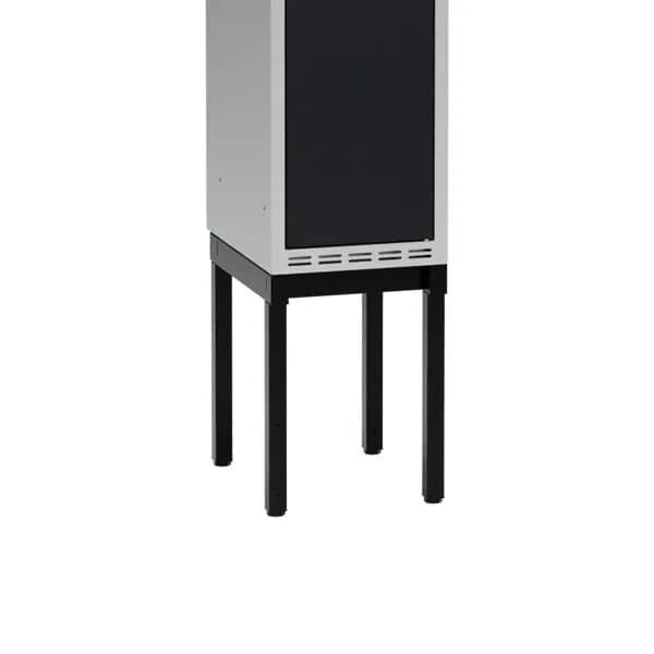 Høy benramme for garderobeskap D400mm · 400 mm · Garderobeskap · 300 mm · US12 · 300 · 400 · Sort RAL9005